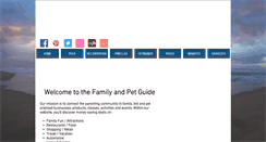 Desktop Screenshot of familyandpetguide.com